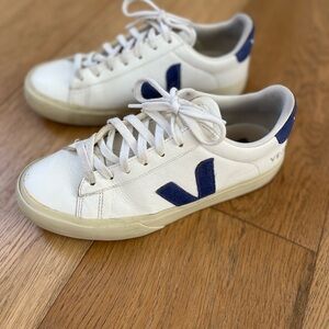 Veja campos white and Navy Sneakers